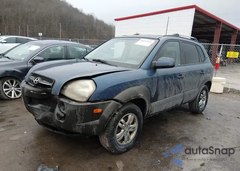 2007 Hyundai Tucson Limited/Se из США, поврежденный, VIN KM8JN72D47U483344
